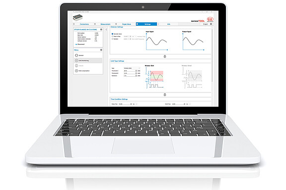 Programvaran sensorTOOL är enkel att integrera