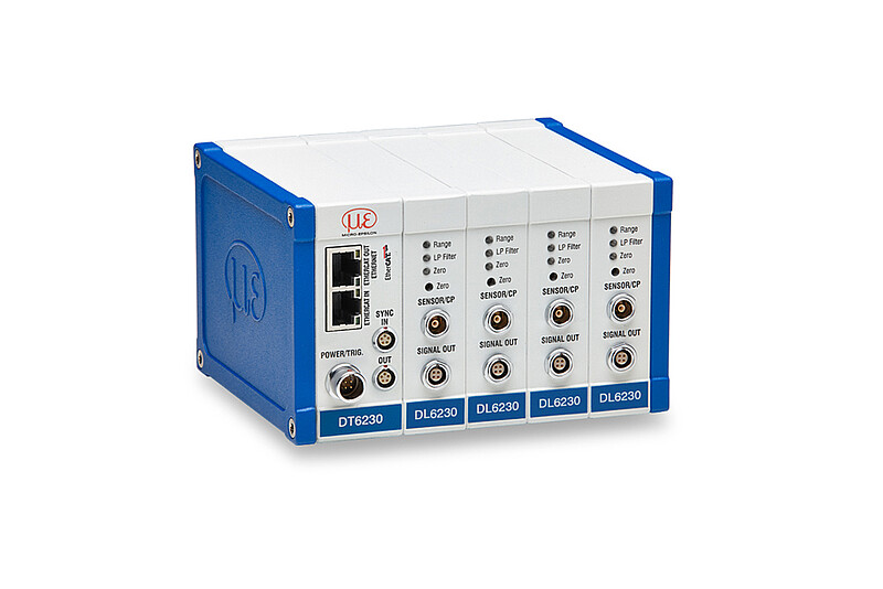 Kapacitivt mätsystem med hög upplösning: DT6220 / DT6230 kontroller med DL6230 demodulator