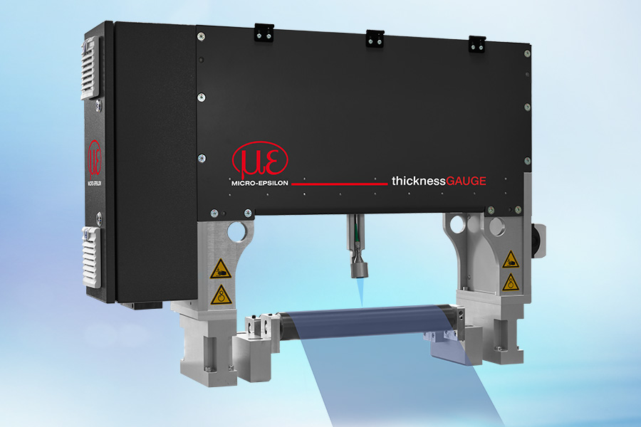 Inline-tjockleksmätning av separeringsfolierna