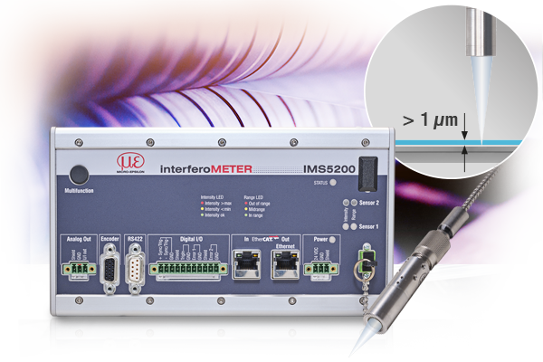 Thickness measurement with interferoMETER IMS-5200